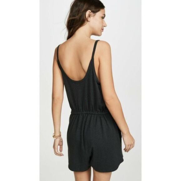 Spiritual Gangster New Moon Gray Spaghetti Strap Romper - Picture 2 of 9